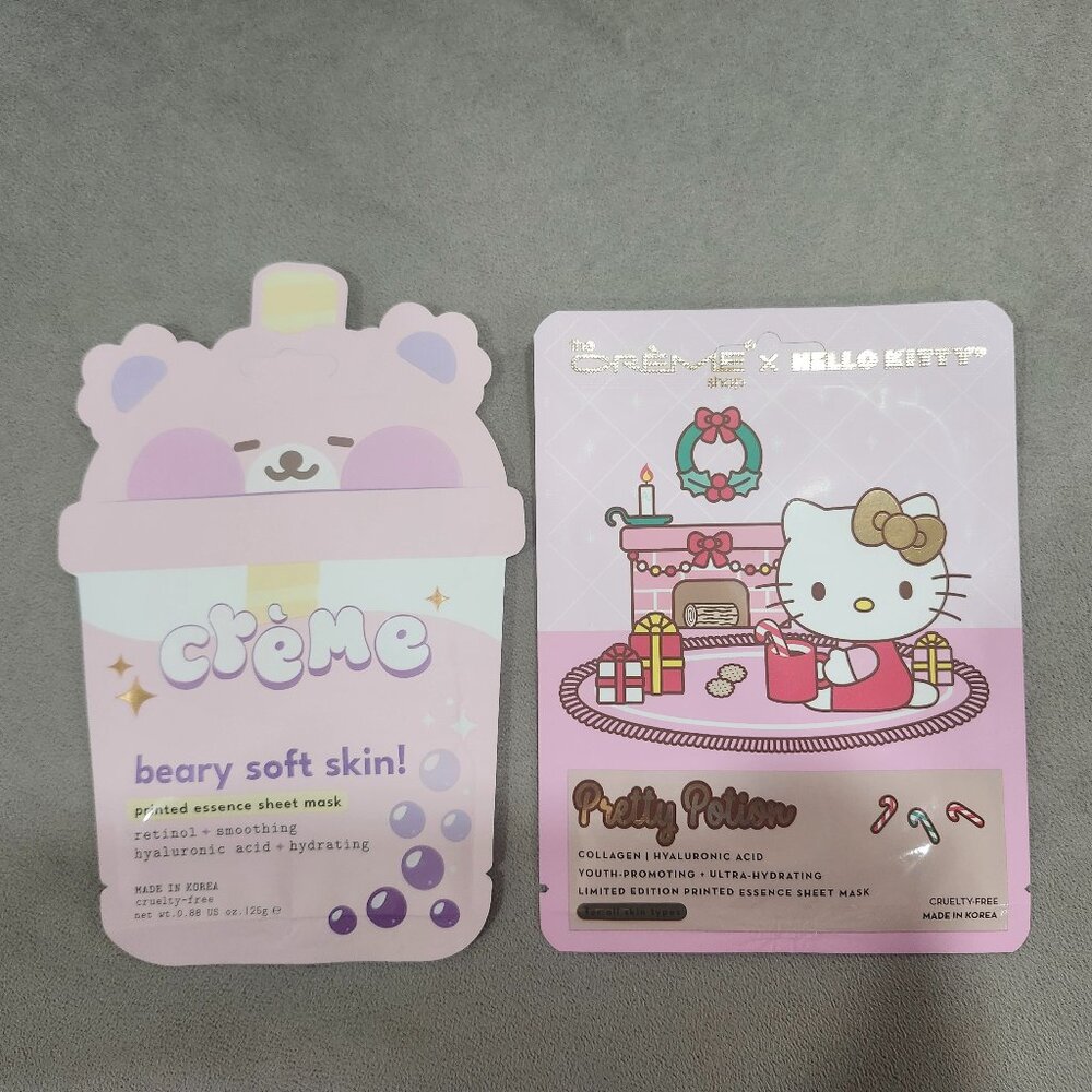 The Creme Shop sheet masks